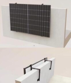 Modulhalterung - für Balkone mit Massivbrüstung