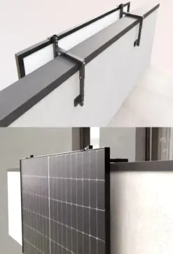 Modulhalterung - für Balkone mit Massivbrüstung