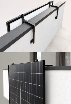 Modulhalterung - für Balkone mit Massivbrüstung